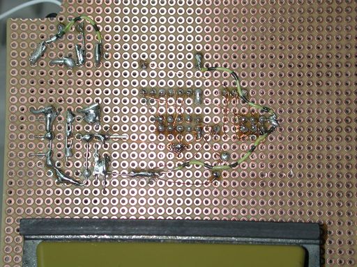 prototype printed circuit board deatail shot