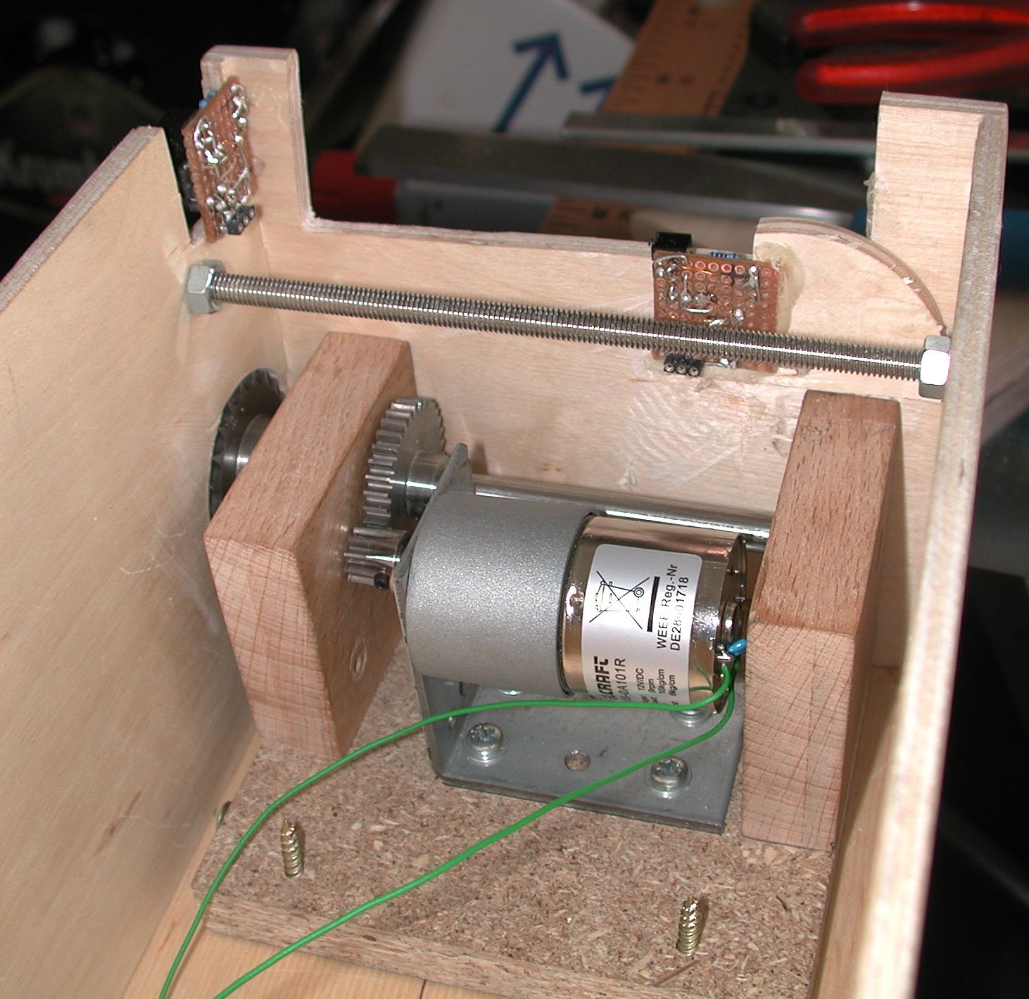 drive unit mounted in drawer
