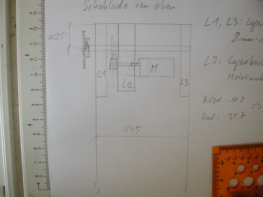 pencil sketch of the box mechanics