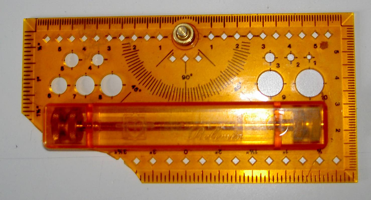 Rolimin ruler, sligtly broken