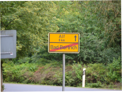 Ortsschild Bad Bertich