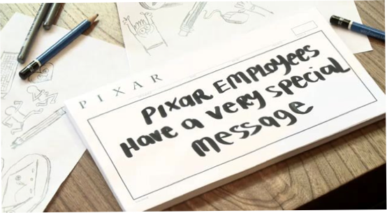 Pixar message